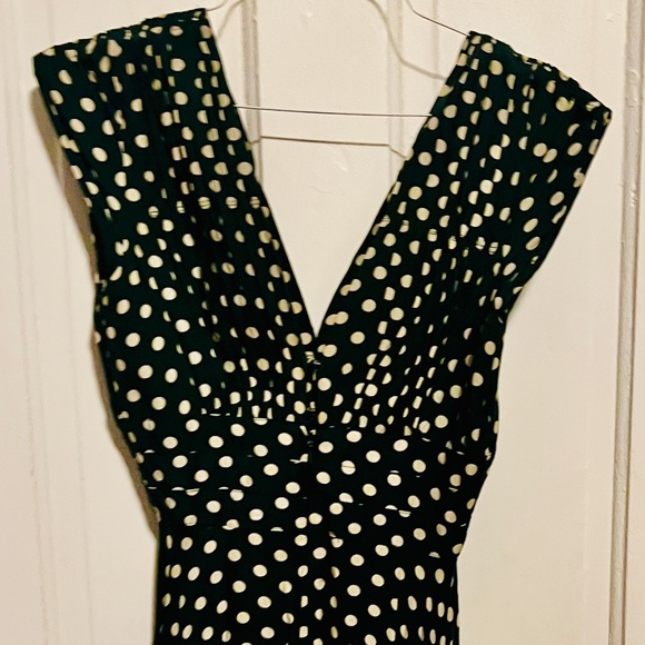 Trashy Diva 1940’s Dress Irish Polka Dot - Picture 4 of 6